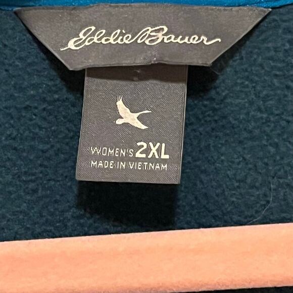 Eddie Bauer Full Zip Fleece Jacket Size 2XL - Picture 4 of 5